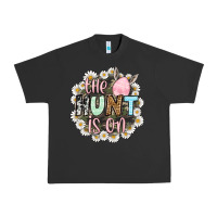 Pigment Black Easter Day The hunt is on Urban Heavy Tee - OliviaCreatesArt
