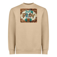 Mushroom just pray mousepad Heavyweight Sweatshirt - BarkalooDesign