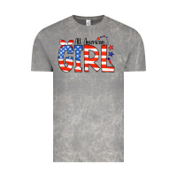 Cloud Rock All American Girl Bandana Vintage Tee - CowCowDesign