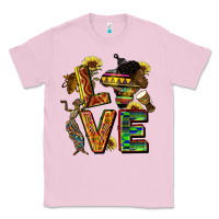 Bubblegum Pink love juneteenth africa Classic Tee - CowGirlArtShop