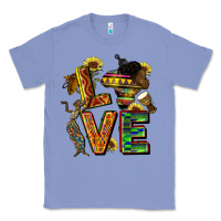 Colony Blue love juneteenth africa Classic Tee - CowGirlArtShop