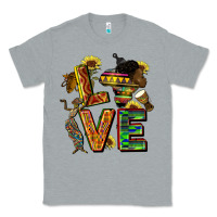 Heather Grey love juneteenth africa Classic Tee - CowGirlArtShop