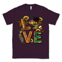Plum love juneteenth africa Classic Tee - CowGirlArtShop