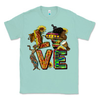 Seafoam love juneteenth africa Classic Tee - CowGirlArtShop