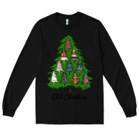 Black ohh Christmas trees Long Sleeve Tee - RanaPortraitStore