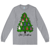 Heather Grey ohh Christmas trees Long Sleeve Tee - RanaPortraitStore
