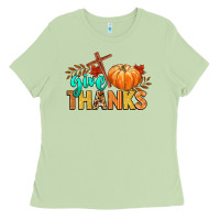 Matcha give thanks Ladies Tee - CowGirlArtShop