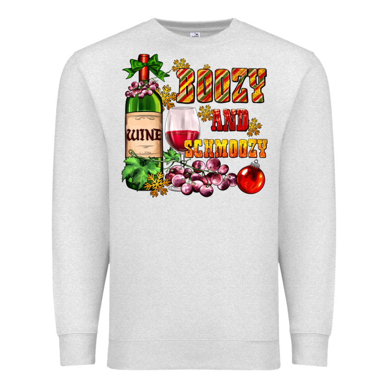 Boozy And Schmoozy Premium Sweatshirt by AdoDesignShop | Teevron