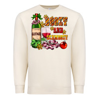 Sandshell boozy and schmoozy Premium Sweatshirt - AdoDesignShop