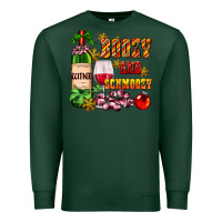 Sports Green boozy and schmoozy Premium Sweatshirt - AdoDesignShop