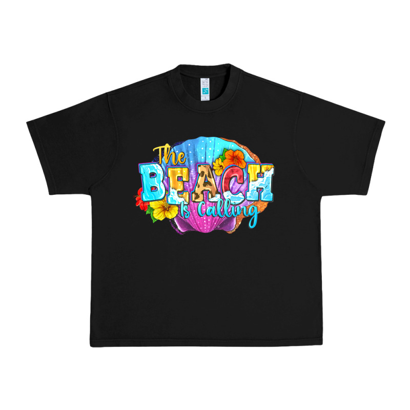 The Beach Is Calling Urban Heavy Tee by FaDigitalArtStudio | Teevron