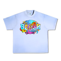 Grape Ice The beach is calling Urban Heavy Tee - FaDigitalArtStudio