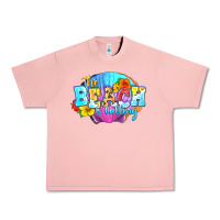 Salmon The beach is calling Urban Heavy Tee - FaDigitalArtStudio