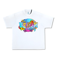White The beach is calling Urban Heavy Tee - FaDigitalArtStudio