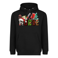 Black Christmas nurse Heavyweight Hoodie - AdoDesignShop