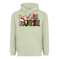 Matcha Christmas nurse Heavyweight Hoodie - AdoDesignShop