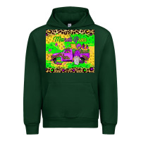 Forest Green mardi gras gnome truck Urban Hoodie - JahusDesignShop
