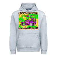 Heather Grey mardi gras gnome truck Urban Hoodie - JahusDesignShop