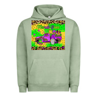 Pigment Oil Green mardi gras gnome truck Urban Hoodie - JahusDesignShop