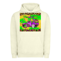 Pigment Pistachio mardi gras gnome truck Urban Hoodie - JahusDesignShop