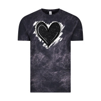 Cloud Black black glitter heart Vintage Tee - Jasminsmagicworld
