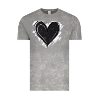 Cloud Rock black glitter heart Vintage Tee - Jasminsmagicworld