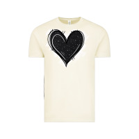 Vintage Arctic black glitter heart Vintage Tee - Jasminsmagicworld