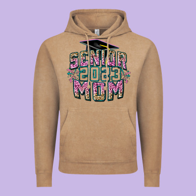 Senior 2023 Mom Mother's Day Vintage Hoodie Designed By Fadigitalartstudio