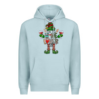 Blue Mist I'm The wine Lover Elf Premium Hoodie - CowhideDigitalArt