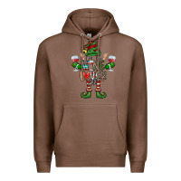 Chestnut I'm The wine Lover Elf Premium Hoodie - CowhideDigitalArt