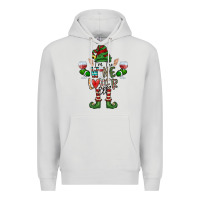 Dove Grey I'm The wine Lover Elf Premium Hoodie - CowhideDigitalArt