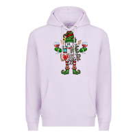 Lilac I'm The wine Lover Elf Premium Hoodie - CowhideDigitalArt