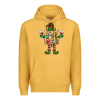 Mustard I'm The wine Lover Elf Premium Hoodie - CowhideDigitalArt
