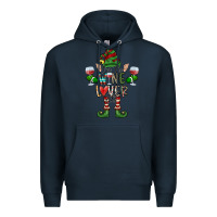 Navy I'm The wine Lover Elf Premium Hoodie - CowhideDigitalArt