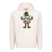 Pale Pink I'm The wine Lover Elf Premium Hoodie - CowhideDigitalArt