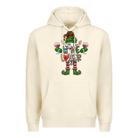 Sandshell I'm The wine Lover Elf Premium Hoodie - CowhideDigitalArt