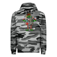 Slate Camo I'm The wine Lover Elf Premium Hoodie - CowhideDigitalArt