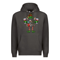 Smoke I'm The wine Lover Elf Premium Hoodie - CowhideDigitalArt