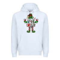 White I'm The wine Lover Elf Premium Hoodie - CowhideDigitalArt