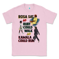 Bubblegum Pink rosa sat so ruby could walk so kamala could run juneteenth Classic Tee - CowGirlArtShop