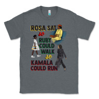 Charcoal Heather rosa sat so ruby could walk so kamala could run juneteenth Classic Tee - CowGirlArtShop