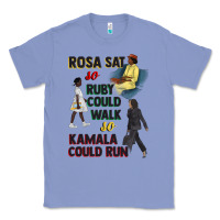 Colony Blue rosa sat so ruby could walk so kamala could run juneteenth Classic Tee - CowGirlArtShop