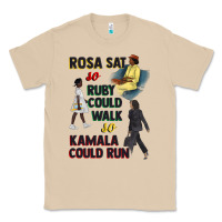 Mushroom rosa sat so ruby could walk so kamala could run juneteenth Classic Tee - CowGirlArtShop