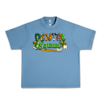 Pebble Blue St. Patrick's Day Dental squad Urban Heavy Tee - OliviaCreatesArt