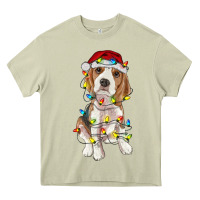 Mossy christmas beagle Heavy Core Tee - RanaPortraitStore