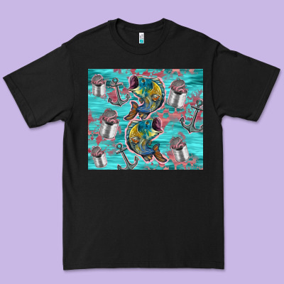 Fish Lures Premium Tee Designed By Tumblerdesignbyshophia
