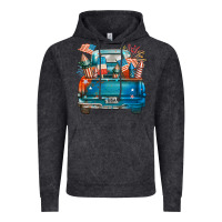 Vintage Black Customize USA truck Vintage Hoodie - FaDigitalArtStudio
