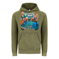 Vintage Olive Customize USA truck Vintage Hoodie - FaDigitalArtStudio