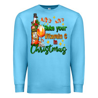 Take Your Vitamin C In Christmas Premium Sweatshirt | Teevron