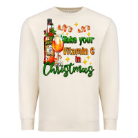 Sandshell take your vitamin c in christmas Premium Sweatshirt - AdoDesignShop